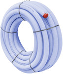 Rura elastyczna fi75 transparent blue