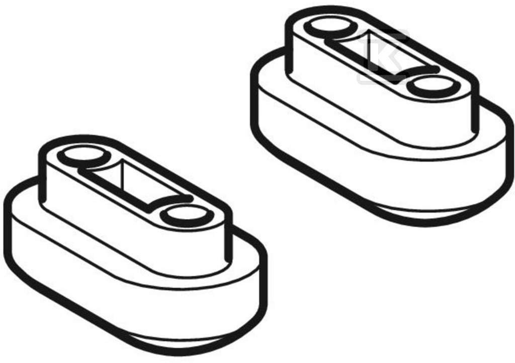 A set of compensating shims for the - 244.306.00.1