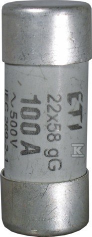 Wkładka topikowa cylindryczna CH22x58 - 002640013