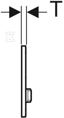 Przycisk uruchamiający Geberit Sigma50, - 115.671.DW.2