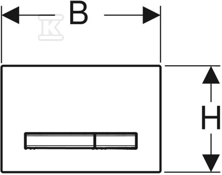 Przycisk uruchamiający Geberit Sigma50, - 115.671.DW.2