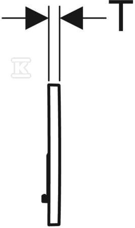 Dugme za ispiranje Sigma01, prednje, - 115.770.JQ.5