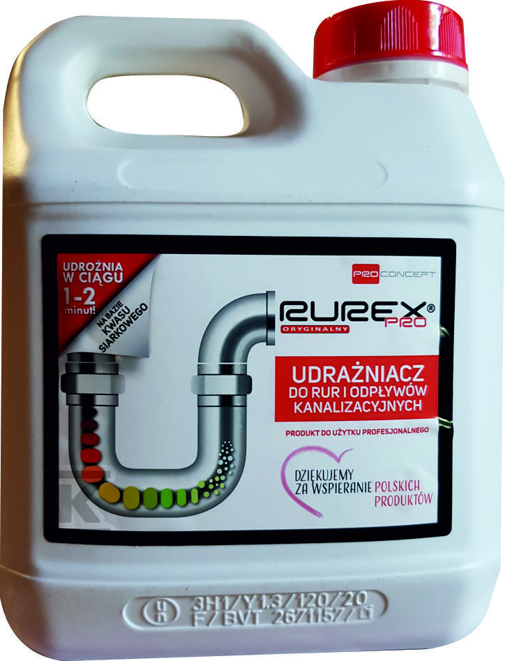 RUREX PRO 2L Udrażniacz do rur i - RX2