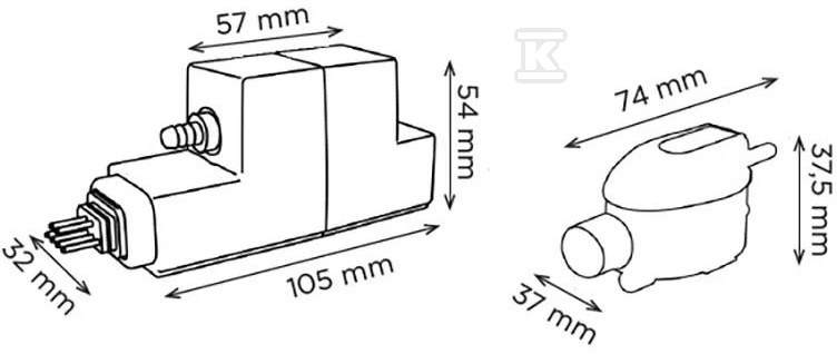 Vypouštěcí čerpadlo Sanicondens Clim - CLIMMINI3S