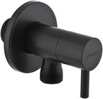 VEGA BLACK Angle valve black with ceramic head 1/2”-3/8”