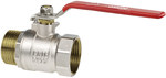 Standard nickel plated ball valve with a gland, PN16, 3/4" PN16 with steel lever, N-W version, 16 bar/120C