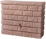 ROCKY 400L above-ground rainwater tank, color: redstone