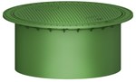 Plastic telescopic cover DN600 MINI class A15, green color