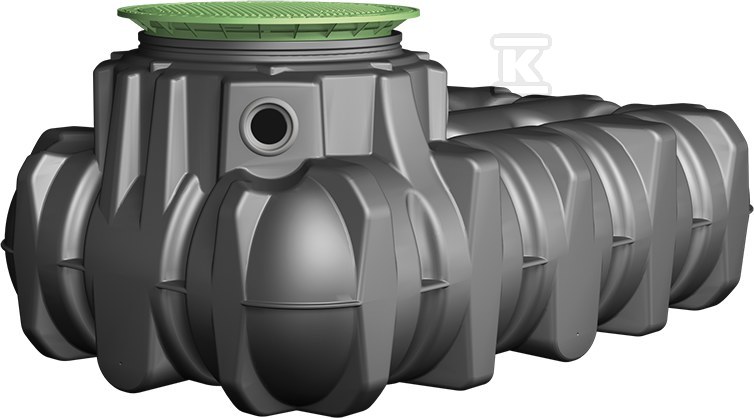 Zbiornik podziemny na deszczówkę GRAF PEHD PLATIN 1500L płaski
