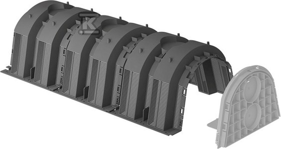 GRAF ST 130L filtration tunnel for a drainage treatment plant