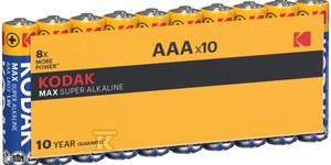 Kodak MAX AAA alkaline batteries 10 pcs.