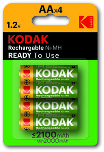 Baterii reîncărcabile Kodak AA KAAHRP-4 2100 mAh