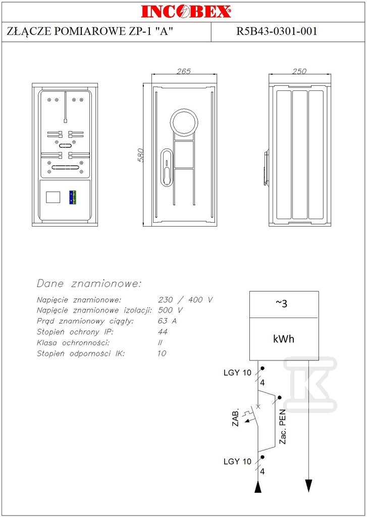 MESSANSCHLUSS ZP-1 „A“ - R5B43-0301-001