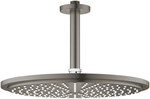 Rainshower Cosmopolitan 310 Shower head with a ceiling outlet 142 mm, 1 spray, brushed hard graphite, flow limiter 9.5 l / min, metal