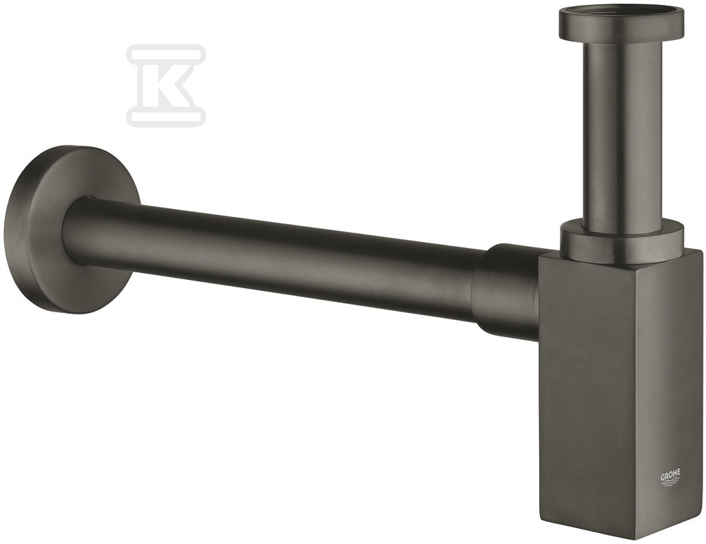 Drain siphon for washbasin, brushed - 40564AL0