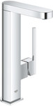 GROHE Plus Single lever basin mixer, Size L, chrome, flow limiter 5.7 l / min, 28 mm ceramic head, with push-open plug