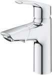 Grohe Eurosmart umyvadlová jednopáková baterie, velikost M, chrom, omezovač průtoku 5,7 l/min, keramická kartuše 28 mm, odtok push-open, výtok