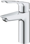 Bateria umywalkowa Grohe Eurosmart jednouchwytowa, rozmiar M, chrom, regulator strumienia laminarnego 9 l/min., głowica Ceramiczna 35 mm, korek push-open