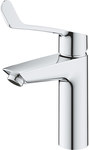 Bateria umywalkowa Grohe Eurosmart jednouchwytowa, rozmiar M, chrom, głowica Ceramiczna 28 mm, osobne kanały wodne, bez zestawu odpływowego, ochrona przed oparzeniami