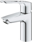 Eurosmart Single lever basin mixer, S-size, chrome, 28 mm ceramic head, separate water channels, without waste set, anti-burn protection, EcoJoy aerator