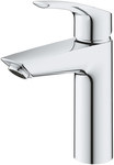 Eurosmart Single lever basin mixer, Size M, chrome, 28 mm ceramic head, separate water channels, push-open plug, anti-scalding