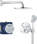 Rainshower Cosmopolitan 210 Head shower 286 mm, 1 spray, chrome, 9.5 l / min flow limiter, metal