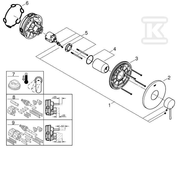 Essence Single-lever mixer to operate - 24057DL1