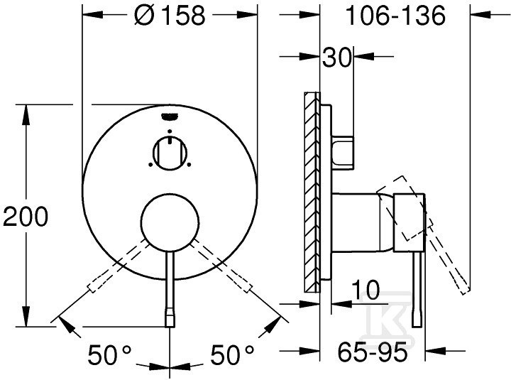 Essence Single lever mixer for - 24092A01