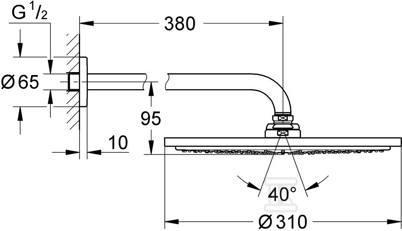 Deszczownica Rainshower Cosmopolitan - 26066DA0