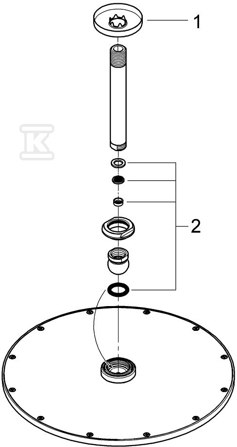 Rainshower Cosmopolitan 310 Shower head - 26067A00