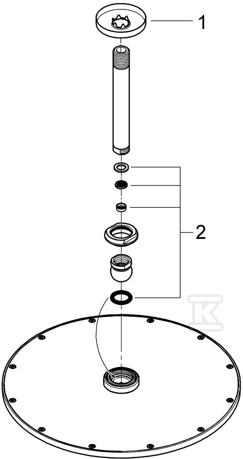 Rainshower Cosmopolitan 310 Shower head - 26067AL0