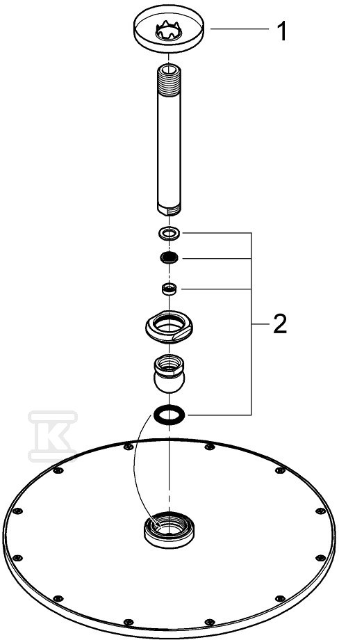 Deszczownica Rainshower Cosmopolitan - 26067GL0