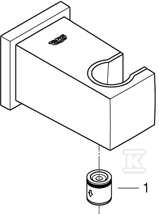 Euphoria Cube Wall connection elbow, - 26370AL0