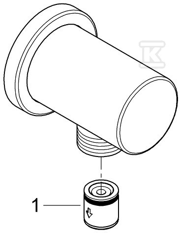 Kolanko przyłączeniowe Grohe Rainshower - 27057A00