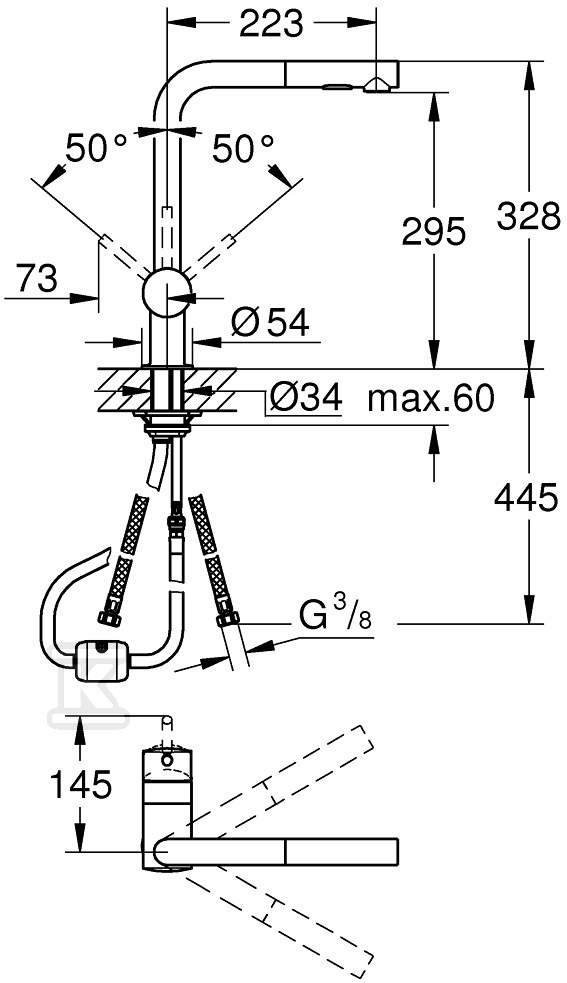 Bateria zlewozmywakowa Minta - 30274A00