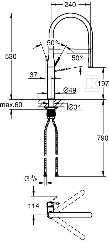 Bateria zlewozmywakowa Essence - 30294A00