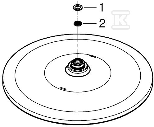 Rainshower Mono 310 Overhead shower, - 26562000