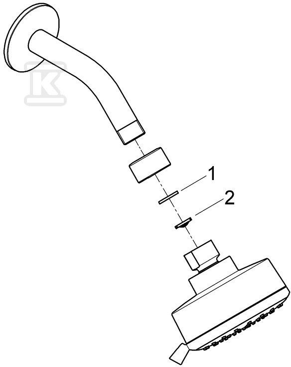 Tempesta Cosmopolitan 100 Top shower, 4 - 27869001