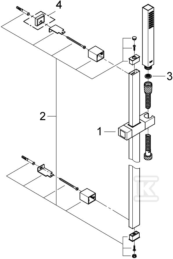 Euphoria Cube + Stick Shower set with a - 27891000