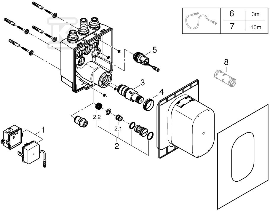 Eurosmart Cosmopolitan E concealed - 36459000