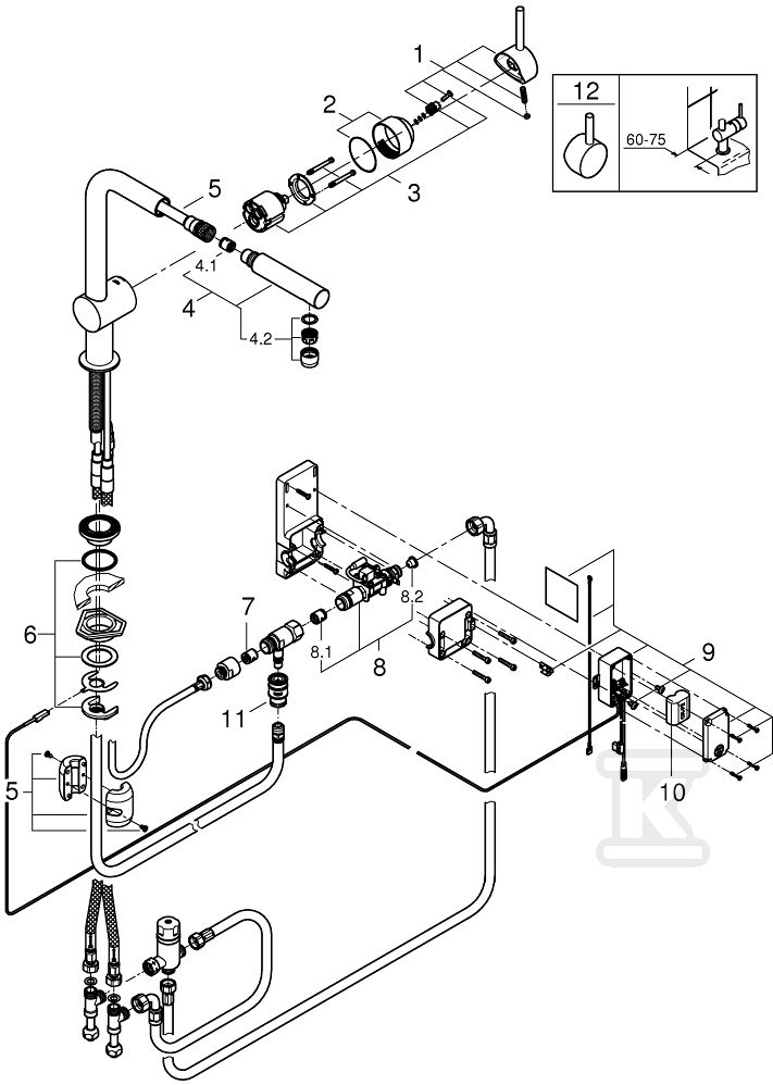 Minta Touch Electronic single-lever - 31360001