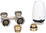 Thermostatic kit with DX head M30x1.5, angle Vekotrim valve G3/4-1/2