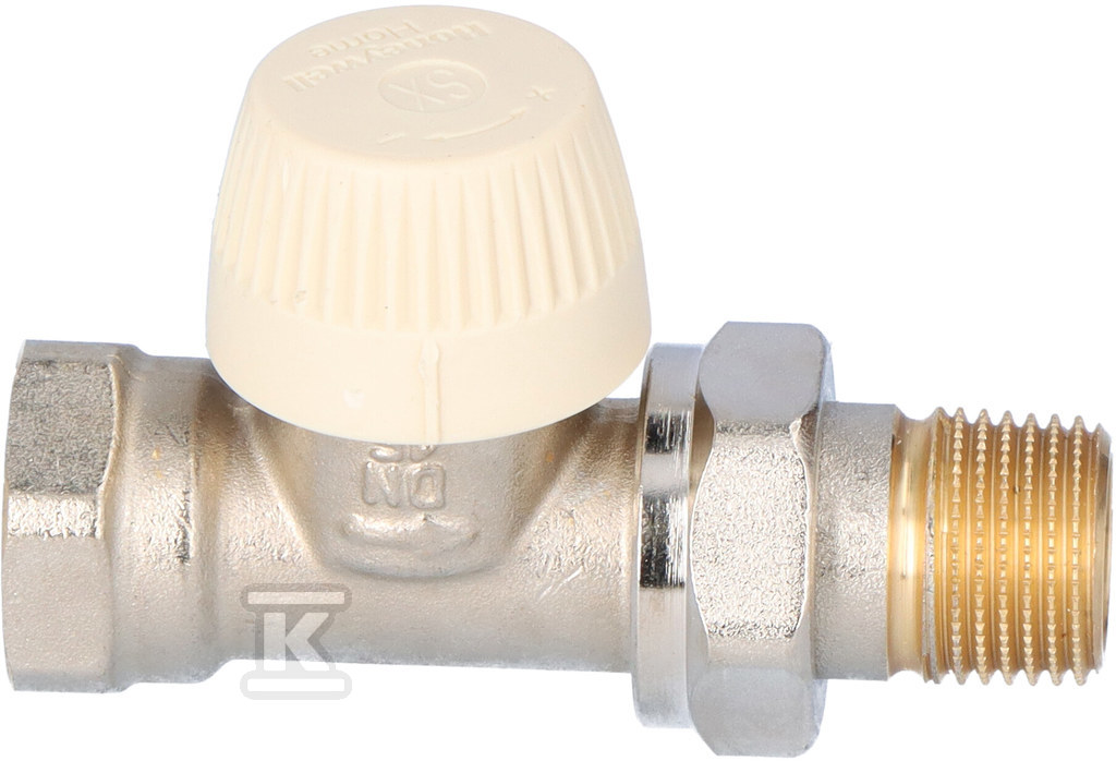 Thermostatic valve, straight, SX - V2020DSX15