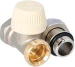 Thermostatic valve, straight, SX insert, 1/2", female thread, soft seal radiator fitting