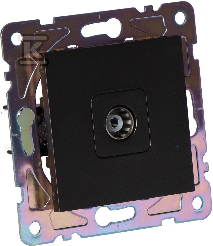 TV socket, black, GAMA ONNLINE - GAM1014B