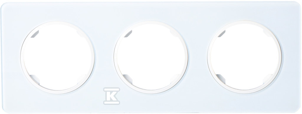 Cadru triplu, sticla, alb, BETA ONNLINE - BET1003GW