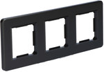 Triple frame, plastic, black, GAMA ONNLINE