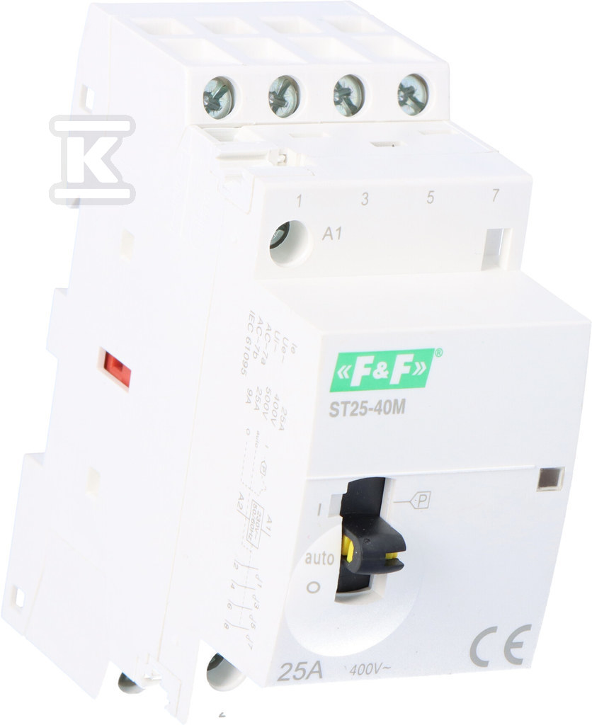 Contactor modular cu control manual, - ST25-40-M