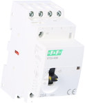 Modular contactor with manual control, rail mounting 25A, contacts 4NO ST25-40-M