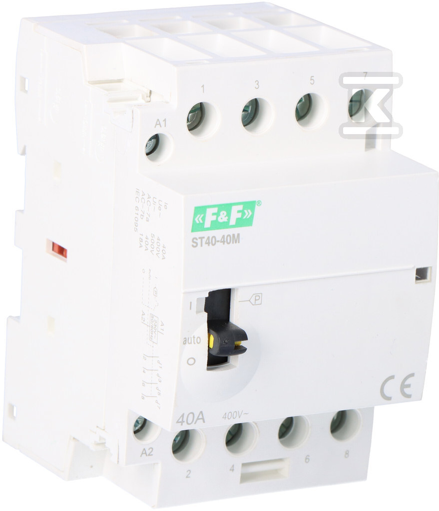 Contactor modular cu control manual, - ST40-40-M